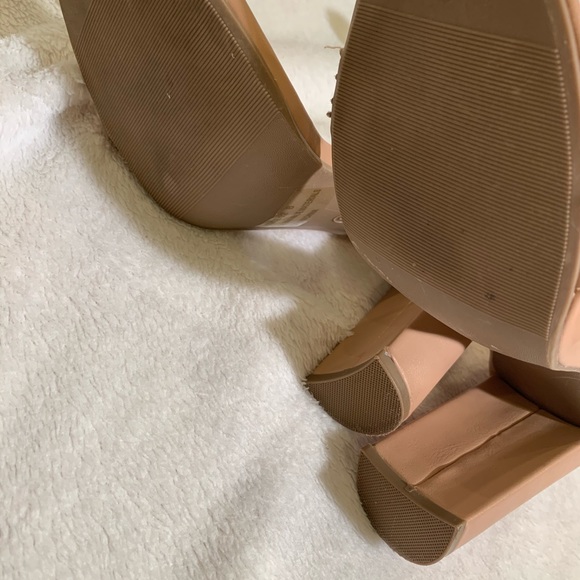 CHARLOTTE RUSSE 2-PIECE Nude DRESS SANDALS - Picture 6 of 6